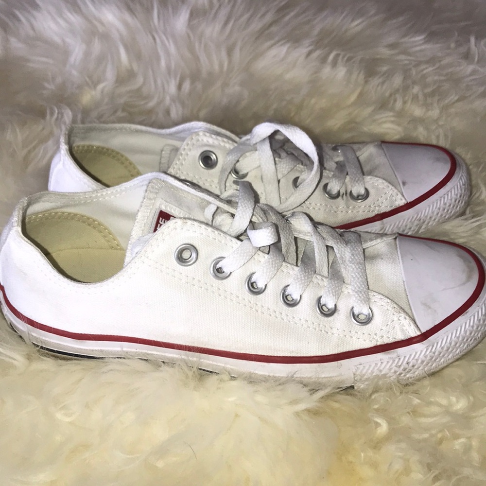 Women’s white converse